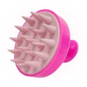 Massageador Capilar — escova de silicone para estimular o couro cabeludo, ativar a circulação e auxiliar no crescimento dos fios