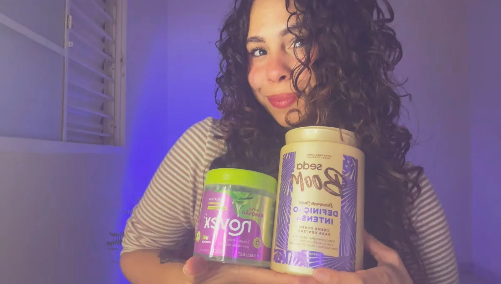 Minha Finalização Usando Seda Boom Definição Intensa e Gelatina Novex Super Babosão – Vem Ver Como Faço!